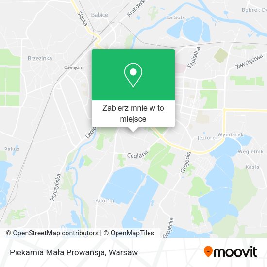 Mapa Piekarnia Mała Prowansja