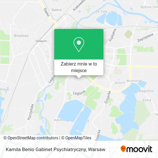 Mapa Kamila Benio Gabinet Psychiatryczny