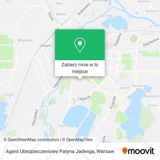 Mapa Agent Ubezpieczeniowy Patyna Jadwiga