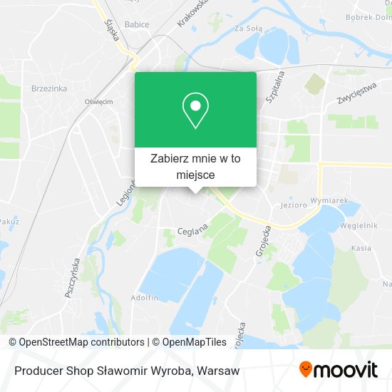 Mapa Producer Shop Sławomir Wyroba