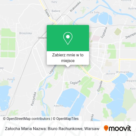 Mapa Załocha Maria Nazwa: Biuro Rachunkowe