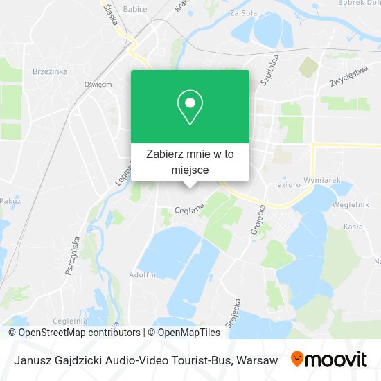 Mapa Janusz Gajdzicki Audio-Video Tourist-Bus