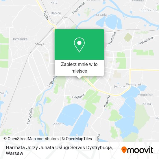 Mapa Harmata Jerzy Juhata Usługi Serwis Dystrybucja