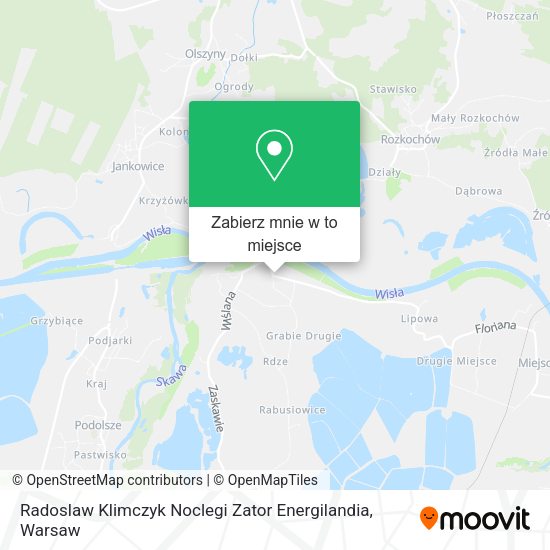 Mapa Radoslaw Klimczyk Noclegi Zator Energilandia