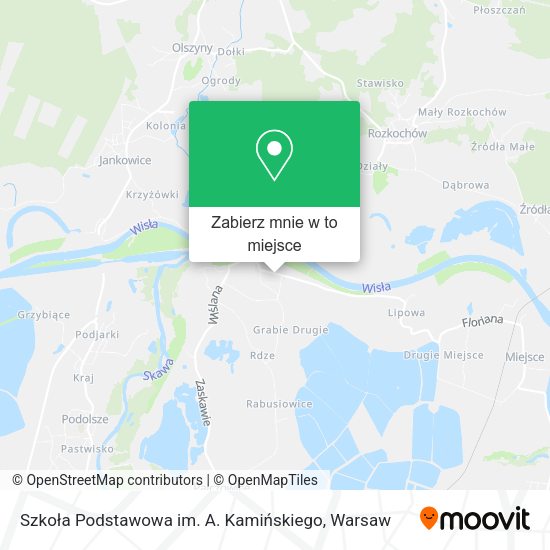 Mapa Szkoła Podstawowa im. A. Kamińskiego