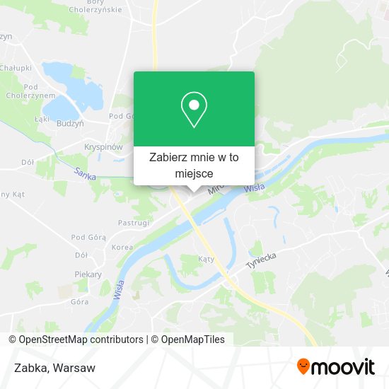 Mapa Zabka