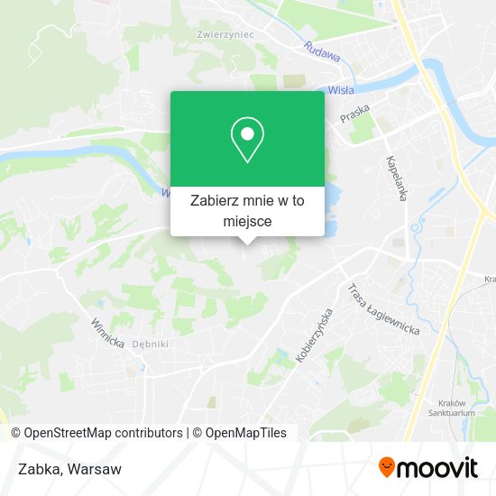 Mapa Zabka