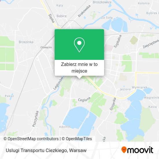 Mapa Uslugi Transportu Ciezkiego