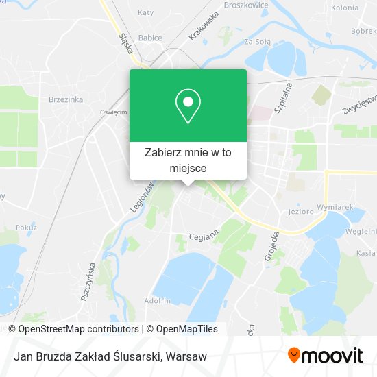 Mapa Jan Bruzda Zakład Ślusarski