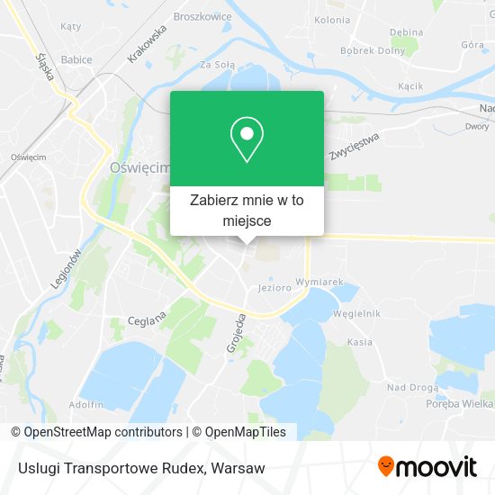 Mapa Uslugi Transportowe Rudex