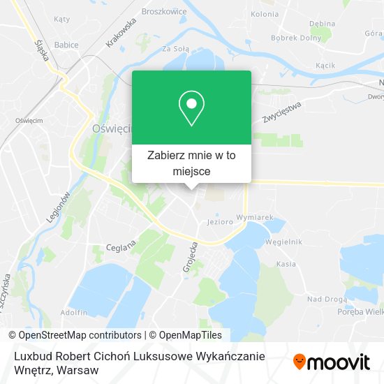 Mapa Luxbud Robert Cichoń Luksusowe Wykańczanie Wnętrz