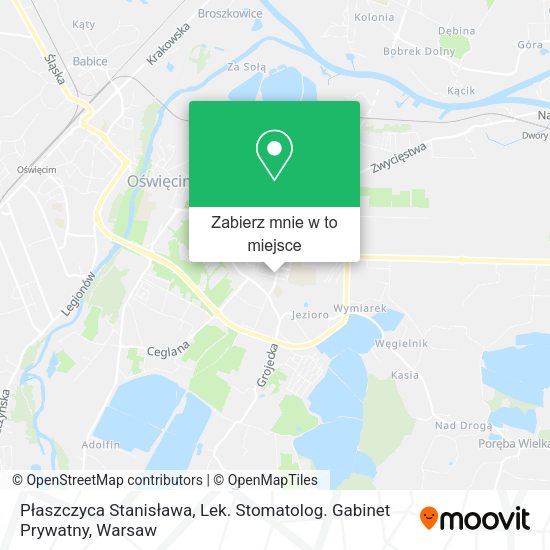 Mapa Płaszczyca Stanisława, Lek. Stomatolog. Gabinet Prywatny