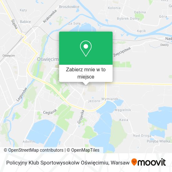 Mapa Policyjny Klub Sportowysokolw Oświęcimiu