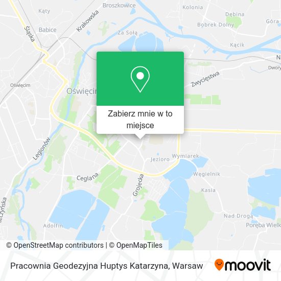 Mapa Pracownia Geodezyjna Huptys Katarzyna