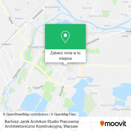 Mapa Bartosz Janik Archikon Studio Pracownia Architektoniczno Konstrukcyjna