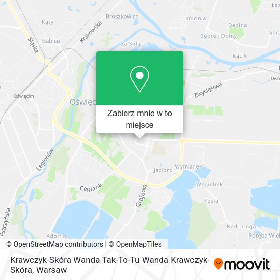 Mapa Krawczyk-Skóra Wanda Tak-To-Tu Wanda Krawczyk-Skóra