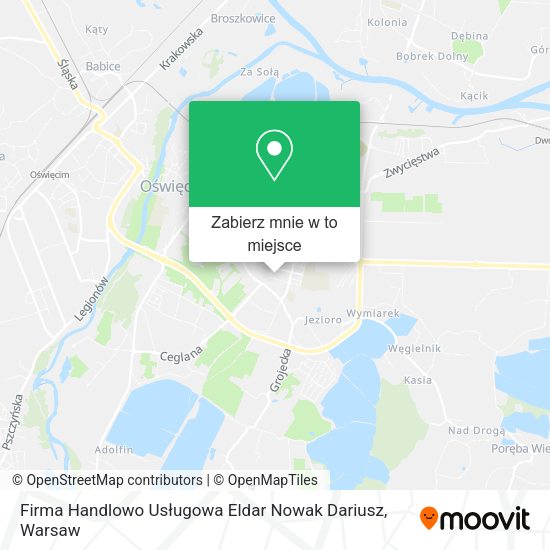 Mapa Firma Handlowo Usługowa Eldar Nowak Dariusz