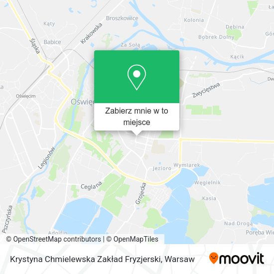 Mapa Krystyna Chmielewska Zakład Fryzjerski