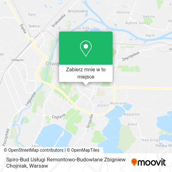 Mapa Spiro-Bud Usługi Remontowo-Budowlane Zbigniew Chojniak