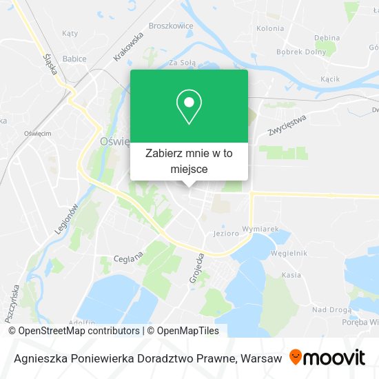 Mapa Agnieszka Poniewierka Doradztwo Prawne