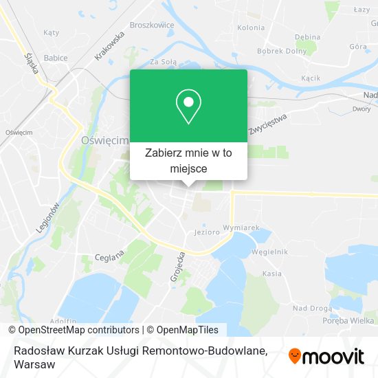 Mapa Radosław Kurzak Usługi Remontowo-Budowlane