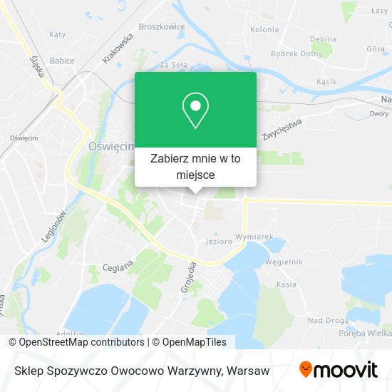 Mapa Sklep Spozywczo Owocowo Warzywny