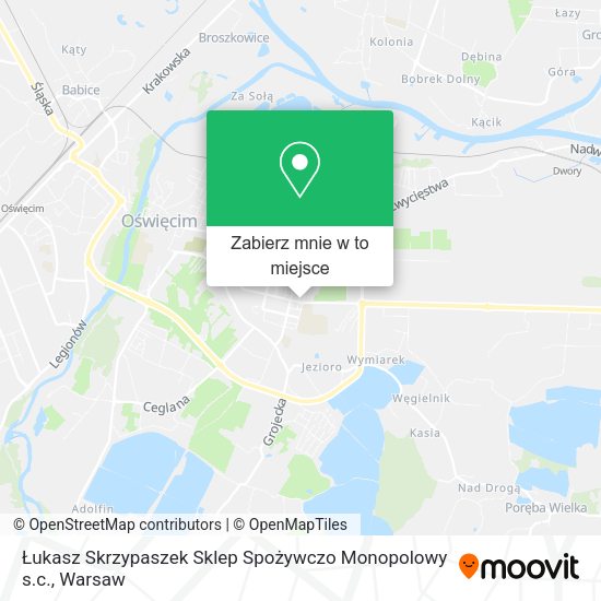 Mapa Łukasz Skrzypaszek Sklep Spożywczo Monopolowy s.c.