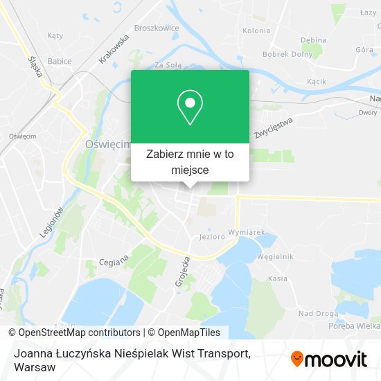 Mapa Joanna Łuczyńska Nieśpielak Wist Transport