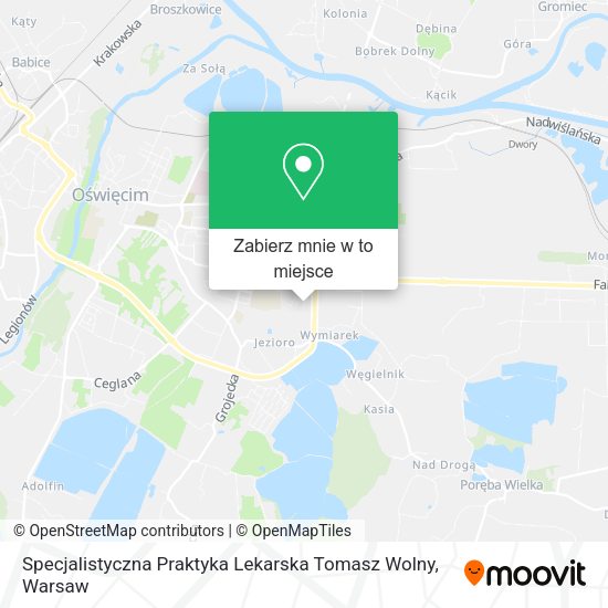 Mapa Specjalistyczna Praktyka Lekarska Tomasz Wolny