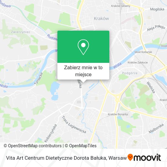 Mapa Vita Art Centrum Dietetyczne Dorota Bałuka