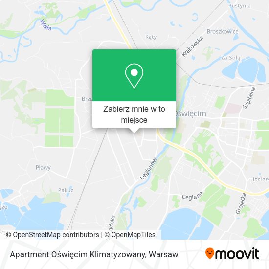 Mapa Apartment Oświęcim Klimatyzowany