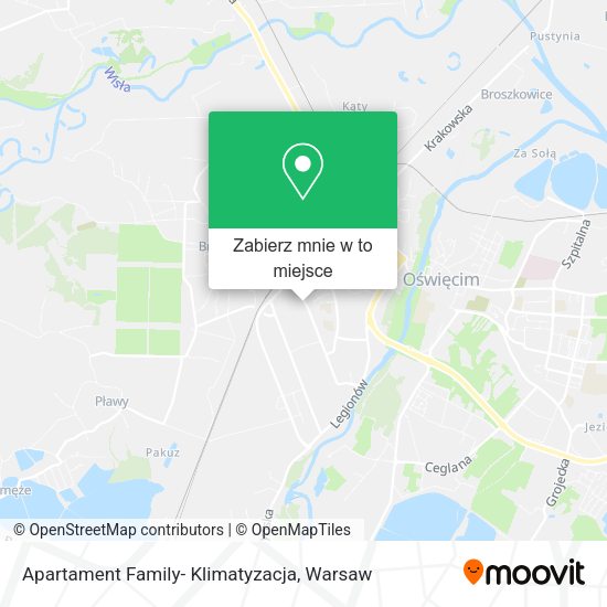 Mapa Apartament Family- Klimatyzacja