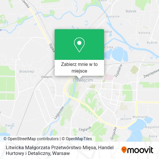 Mapa Litwicka Małgorzata Przetwórstwo Mięsa, Handel Hurtowy i Detaliczny