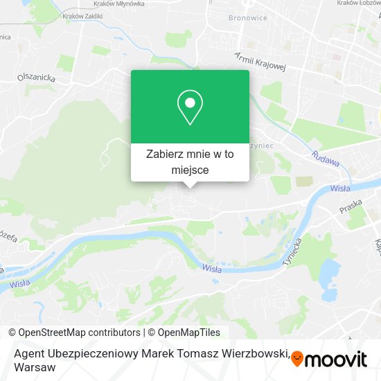 Mapa Agent Ubezpieczeniowy Marek Tomasz Wierzbowski