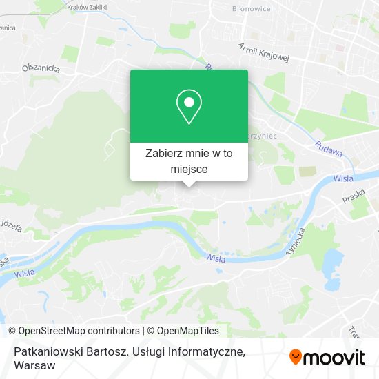 Mapa Patkaniowski Bartosz. Usługi Informatyczne