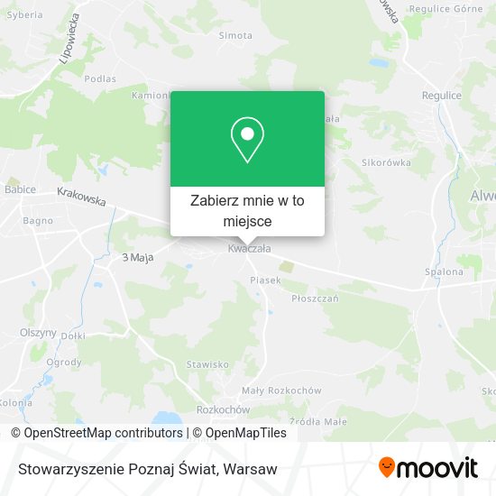 Mapa Stowarzyszenie Poznaj Świat