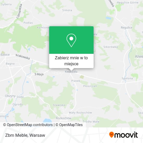 Mapa Zbm Meble