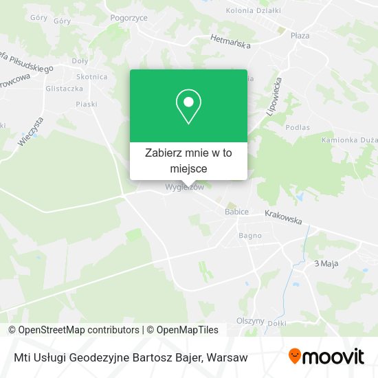 Mapa Mti Usługi Geodezyjne Bartosz Bajer