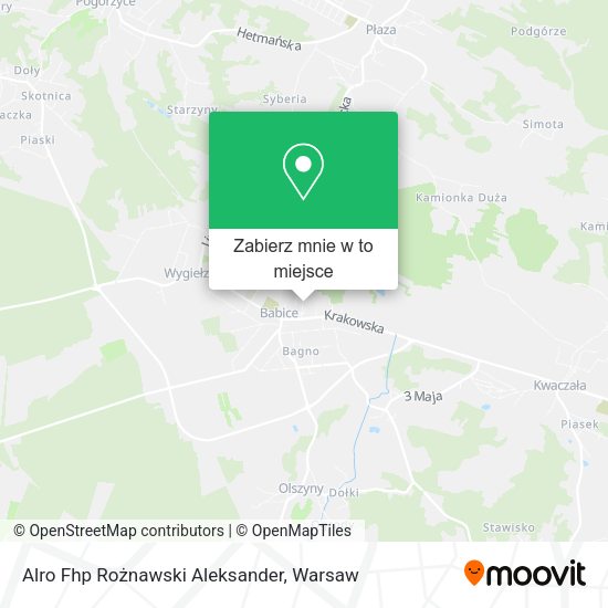 Mapa Alro Fhp Rożnawski Aleksander