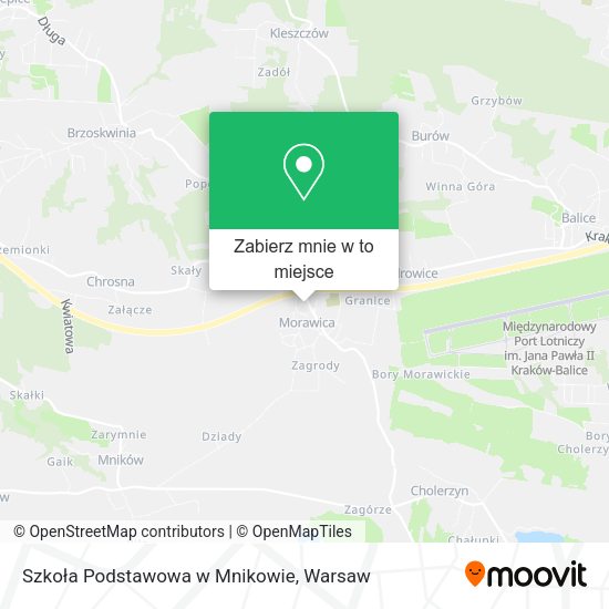 Mapa Szkoła Podstawowa w Mnikowie