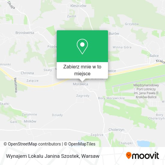 Mapa Wynajem Lokalu Janina Szostek