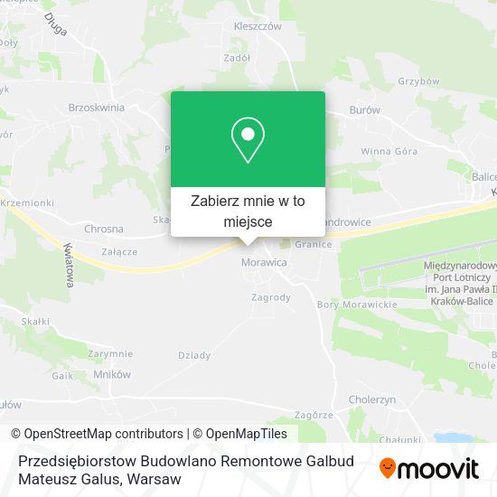 Mapa Przedsiębiorstow Budowlano Remontowe Galbud Mateusz Galus