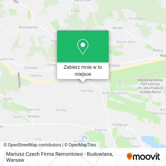 Mapa Mariusz Czech Firma Remontowo - Budowlana