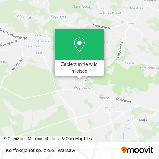 Mapa Konfekcjoner sp. z o.o.