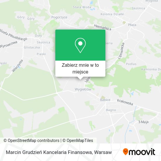 Mapa Marcin Grudzień Kancelaria Finansowa