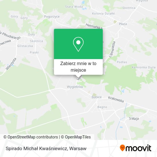 Mapa Spirado Michał Kwaśniewicz