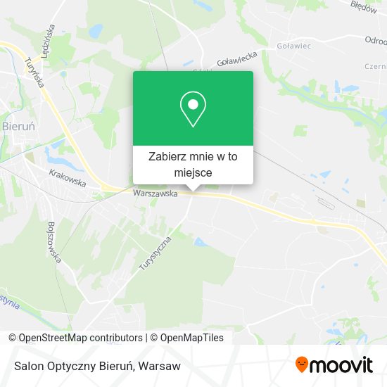 Mapa Salon Optyczny Bieruń