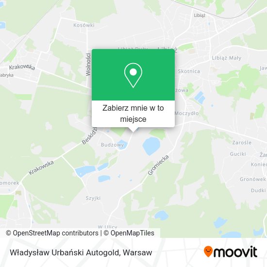 Mapa Władysław Urbański Autogold