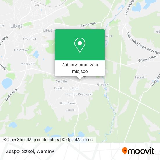 Mapa Zespół Szkół