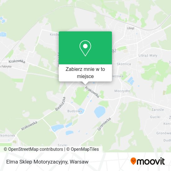 Mapa Elma Sklep Motoryzacyjny